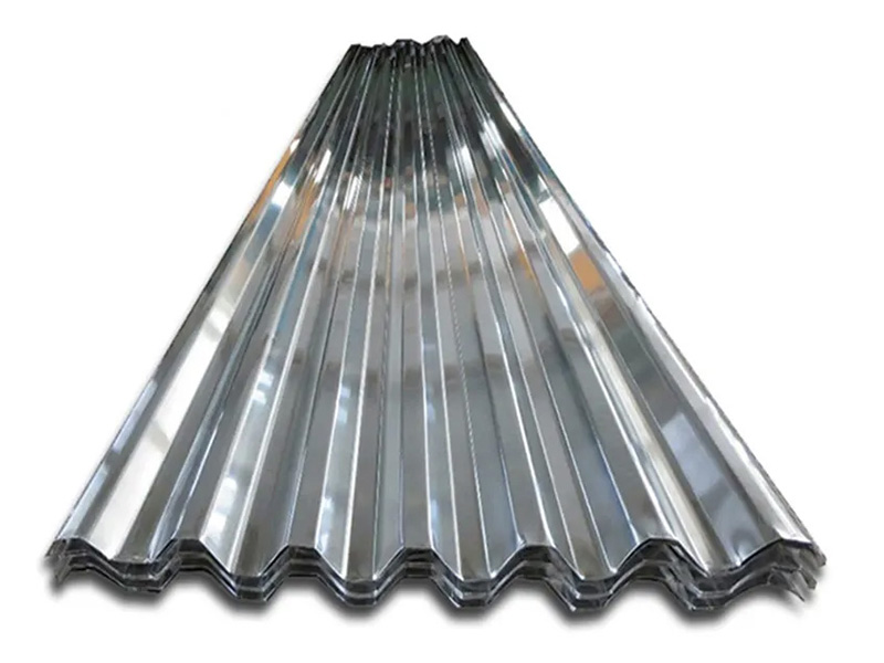 Hojas de techo de acero galvanizado corrugado